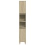Set de muebles de baño 3 pzas madera contrachapada roble Sonoma de , Muebles de baño - Ref: Foro24-3307669, Precio: 175,70 €,...