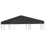 Toldo de cenador 270 g/m² 3x3 m negro de vidaXL, Cubiertas para carpas y cenadores - Ref: Foro24-312078, Precio: 61,73 €, Des...
