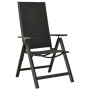 Sillas plegables de jardín 2 uds textileno aluminio negro de vidaXL, Sillas de jardín - Ref: Foro24-312189, Precio: 189,44 €,...