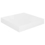 Estante flotante de pared 4 uds MDF blanco brillo 23x23,5x3,8cm en Estanterías | Comprar online en Foru.es