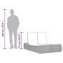 Double sun lounger with beige synthetic rattan cushions by , Loungers - Ref: Foro24-368094, Price: 314,03 €, Discount: %