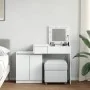 Tocador con luces LED blanco 115x37x110,5 cm de , Tocadores para dormitorios - Ref: Foro24-848227, Precio: 169,90 €, Descuent...