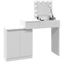 Tocador con luces LED blanco 115x37x110,5 cm de , Tocadores para dormitorios - Ref: Foro24-848227, Precio: 169,90 €, Descuent...
