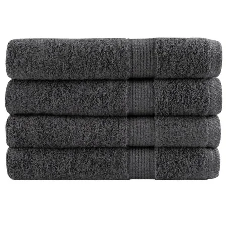Toallas de sauna 4 uds 100% algodón antracita 80x200 cm 600 gsm de , Toallas - Ref: Foro24-137169, Precio: 87,48 €, Descuento: %