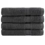 Toallas de sauna 4 uds 100% algodón antracita 80x200 cm 600 gsm de , Toallas - Ref: Foro24-137169, Precio: 87,48 €, Descuento: %