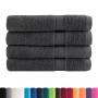 Toallas de sauna 4 uds 100% algodón antracita 80x200 cm 600 gsm de , Toallas - Ref: Foro24-137169, Precio: 89,32 €, Descuento: %
