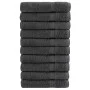 Toallas premium 10 uds 100% algodón antracita 100x200 cm 600gsm de , Toallas - Ref: Foro24-137174, Precio: 231,51 €, Descuent...