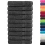 Toallas premium 10 uds 100% algodón antracita 100x200 cm 600gsm de , Toallas - Ref: Foro24-137174, Precio: 231,51 €, Descuent...