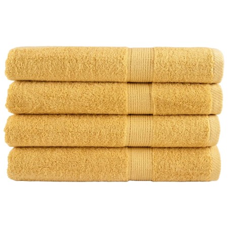Toallas de sauna 4 uds 100% algodón azul 80x200 cm 600 gsm de , Toallas - Ref: Foro24-137291, Precio: 80,73 €, Descuento: %