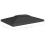 Toldo de cenador 2 niveles 310 g/m² 4x3 m negro de vidaXL, Cubiertas para carpas y cenadores - Ref: Foro24-312075, Precio: 73...