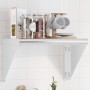 Estante de pared de acero inoxidable plateado 50x30x31 cm de , Estantes y estanterías - Ref: Foro24-30277, Precio: 62,68 €, D...