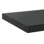 Estantes de pared 2 uds acero inoxidable negro 50x30x3 cm de , Estantes y estanterías - Ref: Foro24-30294, Precio: 42,50 €, D...
