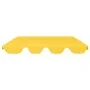 Dosel de repuesto columpio jardín amarillo 188/168x145/110 cm de vidaXL, Cubiertas para carpas y cenadores - Ref: Foro24-3120...