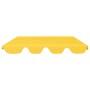 Dosel de repuesto columpio jardín amarillo 188/168x145/110 cm de vidaXL, Cubiertas para carpas y cenadores - Ref: Foro24-3120...