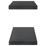 Estantes de pared 2 uds acero inoxidable negro 100x23,5x3 cm de , Estantes y estanterías - Ref: Foro24-30289, Precio: 46,86 €...