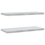 Estantes de pared 2 uds acero inoxidable plateado 75x30x3 cm de , Estantes y estanterías - Ref: Foro24-30282, Precio: 61,53 €...