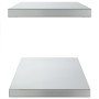 Estantes de pared 2 uds acero inoxidable plateado 75x30x3 cm de , Estantes y estanterías - Ref: Foro24-30282, Precio: 61,53 €...