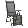 Silla de jardín reclinables 2 uds textileno aluminio negro de vidaXL, Sillas de jardín - Ref: Foro24-312195, Precio: 174,85 €...