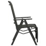 Silla de jardín reclinables 2 uds textileno aluminio negro de vidaXL, Sillas de jardín - Ref: Foro24-312195, Precio: 183,85 €...