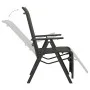 Silla de jardín reclinables 2 uds textileno aluminio negro de vidaXL, Sillas de jardín - Ref: Foro24-312195, Precio: 174,85 €...