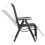 Silla de jardín reclinables 2 uds textileno aluminio negro de vidaXL, Sillas de jardín - Ref: Foro24-312195, Precio: 183,85 €...