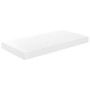 Estante flotante de pared 2 uds MDF blanco brillo 50x23x3,8 cm en Estanterías | Comprar online en Foru.es