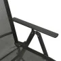 Silla de jardín reclinables 2 uds textileno aluminio negro de vidaXL, Sillas de jardín - Ref: Foro24-312195, Precio: 174,85 €...
