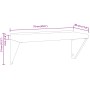 Estante de pared de acero inoxidable plateado 75x30x31 cm de , Estantes y estanterías - Ref: Foro24-30275, Precio: 54,89 €, D...