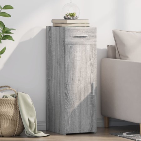Aparador de madera de ingeniería gris Sonoma 30x42,5x93 cm de , Aparadores - Ref: Foro24-846276, Precio: 69,80 €, Descuento: %