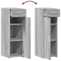 Aparador de madera de ingeniería gris Sonoma 30x42,5x93 cm de , Aparadores - Ref: Foro24-846276, Precio: 69,80 €, Descuento: %