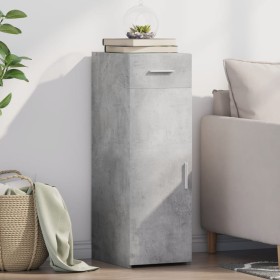 Aparador de madera de ingeniería gris hormigón 30x42,5x93 cm de , Aparadores - Ref: Foro24-846274, Precio: 66,96 €, Descuento: %