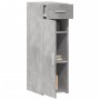 Aparador de madera de ingeniería gris hormigón 30x42,5x93 cm de , Aparadores - Ref: Foro24-846274, Precio: 66,96 €, Descuento: %