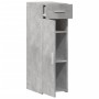 Aparador de madera de ingeniería gris hormigón 30x42,5x93 cm de , Aparadores - Ref: Foro24-846274, Precio: 66,96 €, Descuento: %