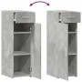 Engineered wood sideboard in concrete grey, 30x42.5x93 cm by , Sideboards - Ref: Foro24-846274, Price: 66,08 €, Discount: %