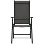 Sillas de jardín plegables 6 unidades textilene negro de vidaXL, Sillas de jardín - Ref: Foro24-312179, Precio: 294,79 €, Des...