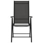 Sillas de jardín plegables 6 unidades textilene negro de vidaXL, Sillas de jardín - Ref: Foro24-312179, Precio: 298,99 €, Des...