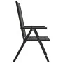 Sillas de jardín plegables 6 unidades textilene negro de vidaXL, Sillas de jardín - Ref: Foro24-312179, Precio: 294,79 €, Des...