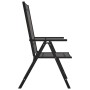 Sillas de jardín plegables 6 unidades textilene negro de vidaXL, Sillas de jardín - Ref: Foro24-312179, Precio: 298,99 €, Des...