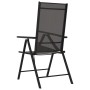 Sillas de jardín plegables 6 unidades textilene negro de vidaXL, Sillas de jardín - Ref: Foro24-312179, Precio: 298,99 €, Des...