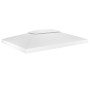 Toldo de cenador 2 niveles 310 g/m² 4x3 m blanco de vidaXL, Cubiertas para carpas y cenadores - Ref: Foro24-312077, Precio: 9...