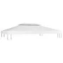 Toldo de cenador 2 niveles 310 g/m² 4x3 m blanco de vidaXL, Cubiertas para carpas y cenadores - Ref: Foro24-312077, Precio: 8...