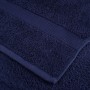 Toallas de sauna 2 uds 100% algodón azul marino 80x200cm 600gsm de , Toallas - Ref: Foro24-137266, Precio: 47,21 €, Descuento: %