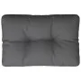 Cojín para sofá de palets de tela antracita 50x40x12 cm de , Cojines para sillas y sofás - Ref: Foro24-360535, Precio: 23,69 ...