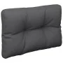 Cojín para sofá de palets de tela antracita 50x40x12 cm de , Cojines para sillas y sofás - Ref: Foro24-360535, Precio: 23,69 ...