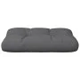 Cojín para sofá de palets de tela antracita 50x40x12 cm de , Cojines para sillas y sofás - Ref: Foro24-360535, Precio: 23,69 ...