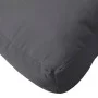 Cojín para sofá de palets de tela antracita 50x40x12 cm de , Cojines para sillas y sofás - Ref: Foro24-360535, Precio: 23,69 ...