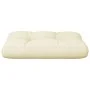 Cojín para sofá de palets tela crema 50x40x12 cm de , Cojines para sillas y sofás - Ref: Foro24-360537, Precio: 18,33 €, Desc...