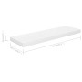 Estante flotante de pared blanco brillante MDF 80x23,5x3,8 cm en Estanterías | Comprar online en Foru.es
