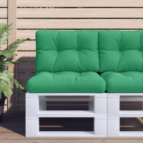 Cojín para sofá de palets tela verde 50x40x12 cm de , Cojines para sillas y sofás - Ref: Foro24-360540, Precio: 22,34 €, Desc...