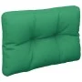 Cojín para sofá de palets tela verde 50x40x12 cm de , Cojines para sillas y sofás - Ref: Foro24-360540, Precio: 22,34 €, Desc...